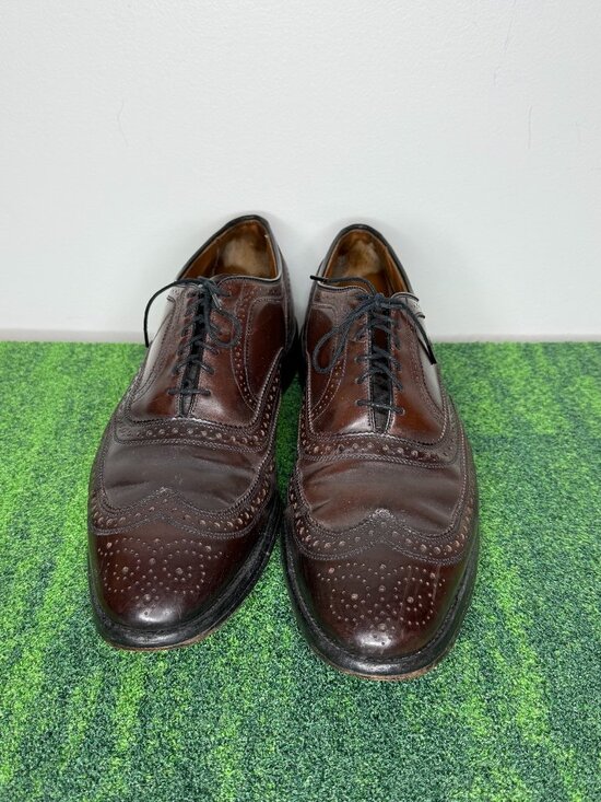Allen Edmonds Cambridge Cordovan 8685 Wingtip Dress Shoes Burgundy Mens 11.5 D main image 4